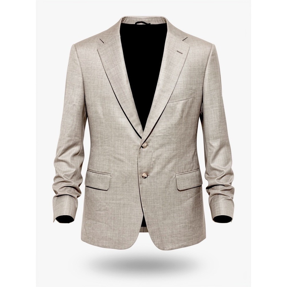Executive Collection Tom James Khaki USA Tailored Sport Coat‎ Blazer Size 40